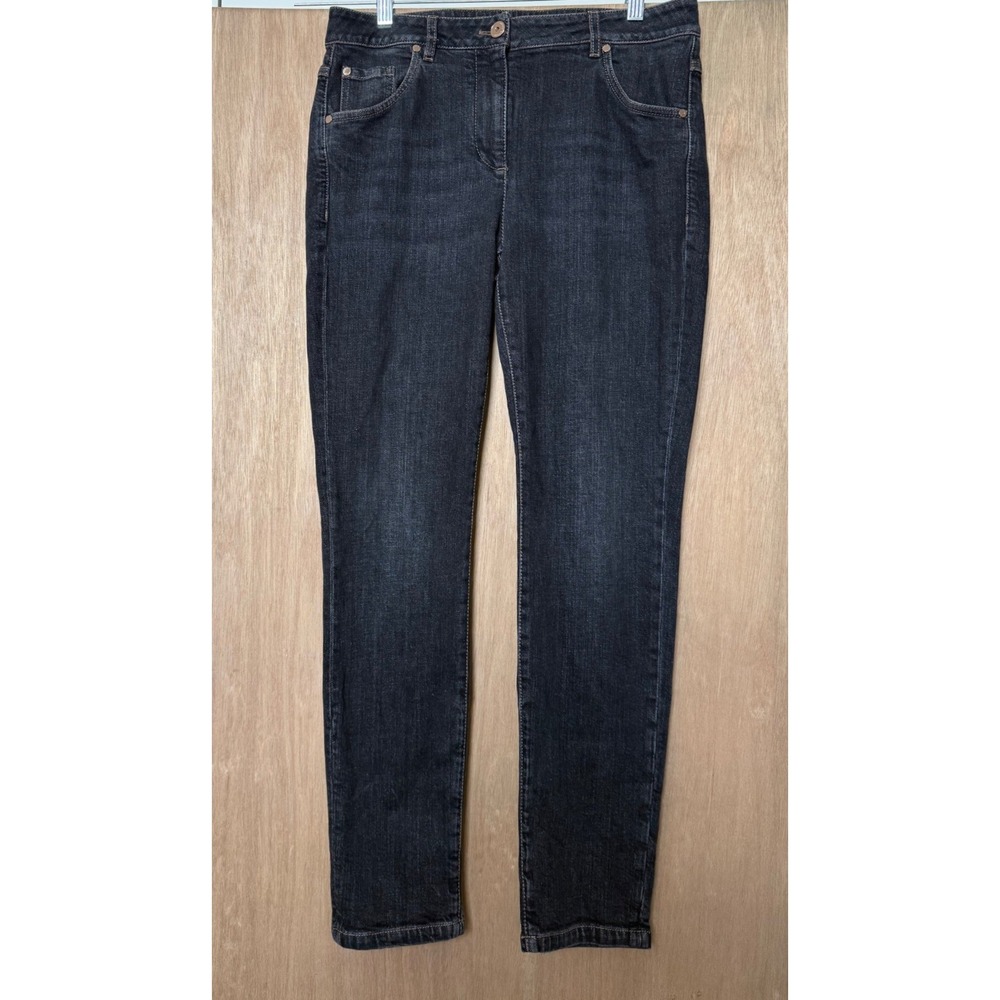 Brunello Cucinelli Extra Skinny Fit High Waist Jeans DarkWash Made in Italy Sz 8